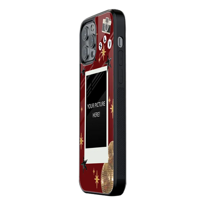 Polaroid Personalised Glass Phone Case