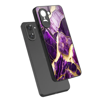 Regal Quartz sleek oneplus nord ce5 5g cover with tempered glass back and TPU edges