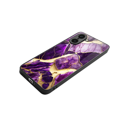 Regal Quartz stylish phone case for oneplus nord ce5 5g | glossy glass and slim fit