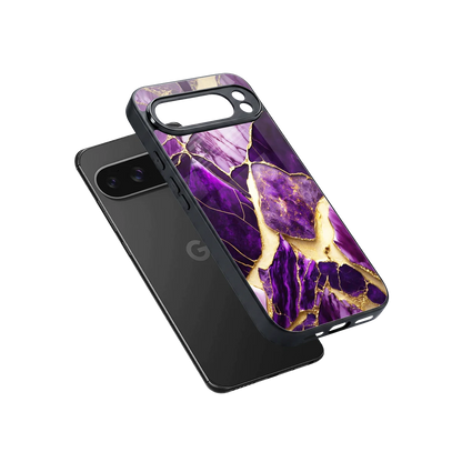 Regal Quartz sleek google pixel 10 pro xl cover with tempered glass back and TPU edges
