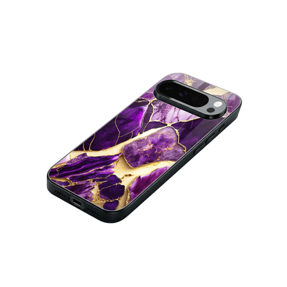 Regal Quartz stylish phone case for google pixel 10 pro xl | glossy glass and slim fit