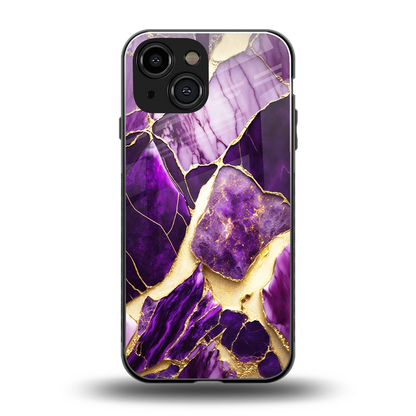 Regal Quartz back phone cover | glass case for iphone 13 mini