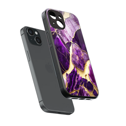 Regal Quartz sleek iphone 13 mini cover with tempered glass back and TPU edges