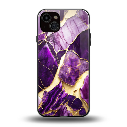 Regal Quartz back phone cover | glass case for iphone 14 plus