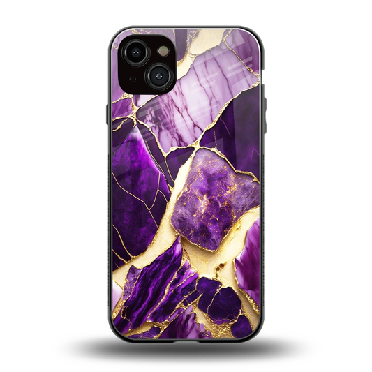 Regal Quartz back phone cover | glass case for iphone 14 plus