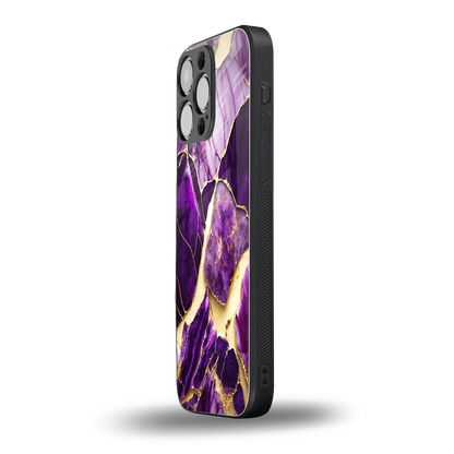 Regal Quartz iphone 15 pro max mobile cover | shockproof glass phone case