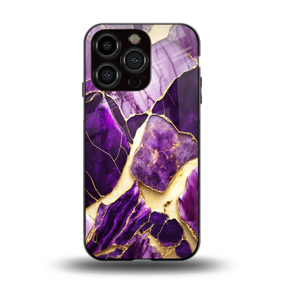 Regal Quartz back phone cover | glass case for iphone 15 pro