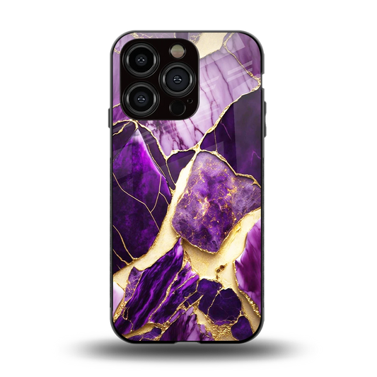 Regal Quartz back phone cover | glass case for iphone 15 pro