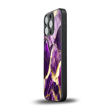 Regal Quartz iphone 15 pro mobile cover | shockproof glass phone case