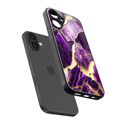 Regal Quartz sleek iphone 16 plus cover with tempered glass back and TPU edges