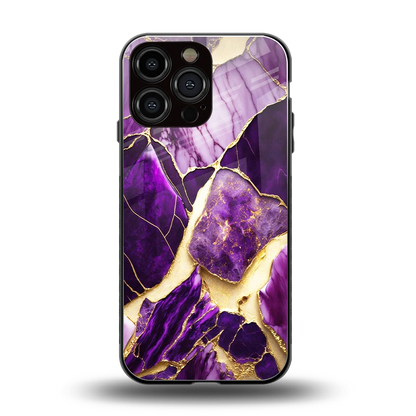 Regal Quartz back phone cover | glass case for iphone 16 pro max