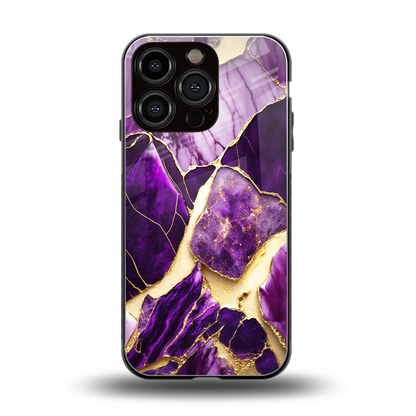 Regal Quartz back phone cover | glass case for iphone 16 pro