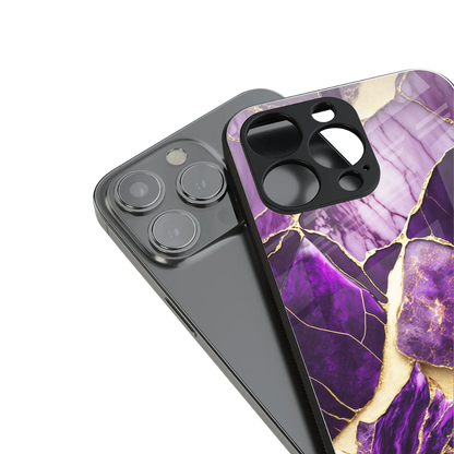 Regal Quartz stylish phone case for iphone 14 pro max | glossy glass and slim fit