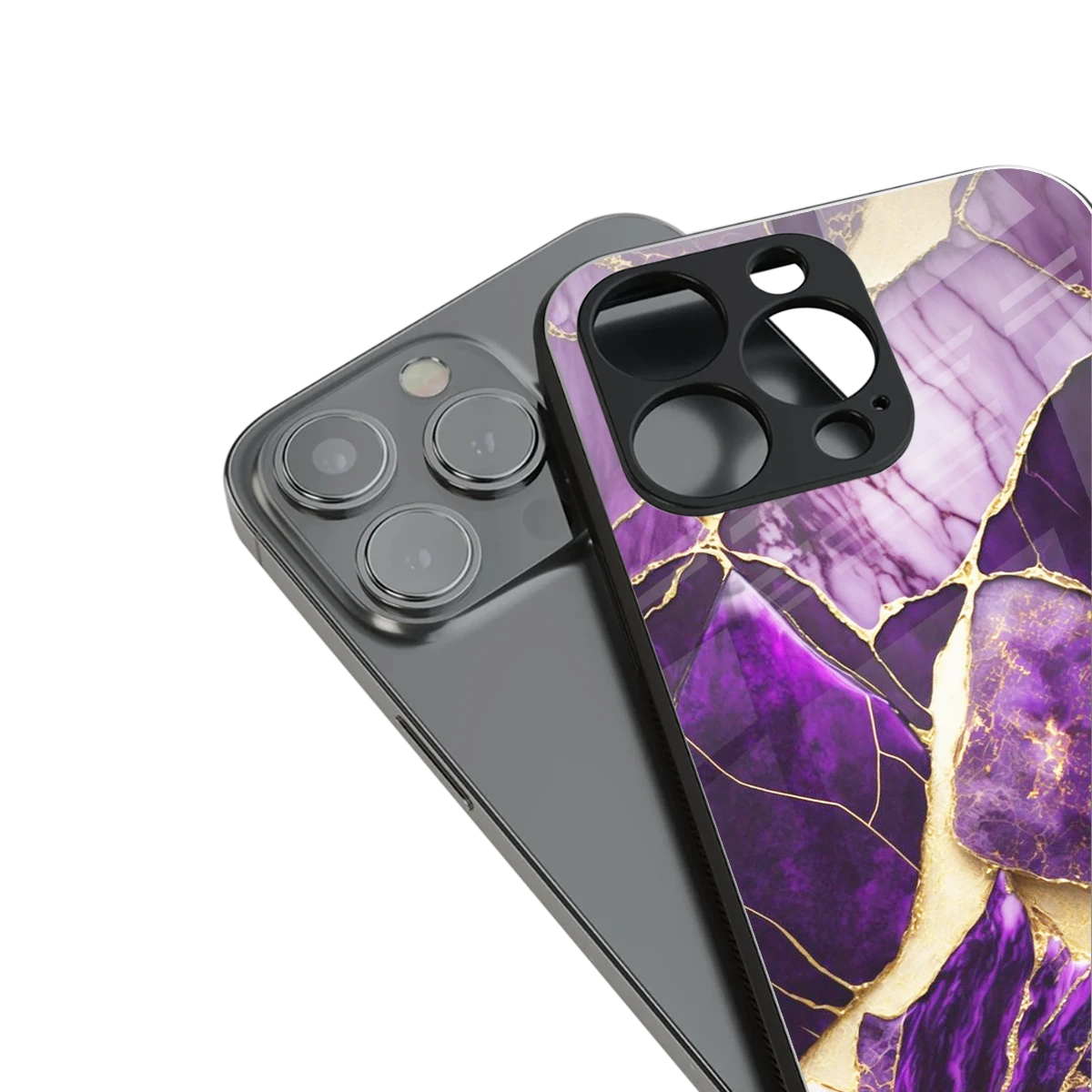 Regal Quartz stylish phone case for iphone 13 mini | glossy glass and slim fit