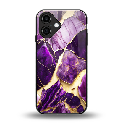 Regal Quartz back phone cover | glass case for iphone 16