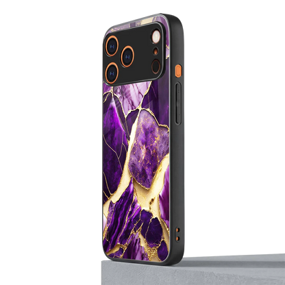Regal Quartz iphone 17 pro mobile cover | shockproof glass phone case