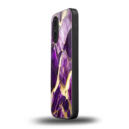 Regal Quartz iphone 17 mobile cover | shockproof glass phone case