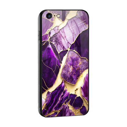 Regal Quartz sleek iphone 6s plus cover with tempered glass back and TPU edges