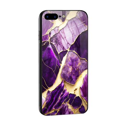 Regal Quartz sleek iphone 8 plus cover with tempered glass back and TPU edges