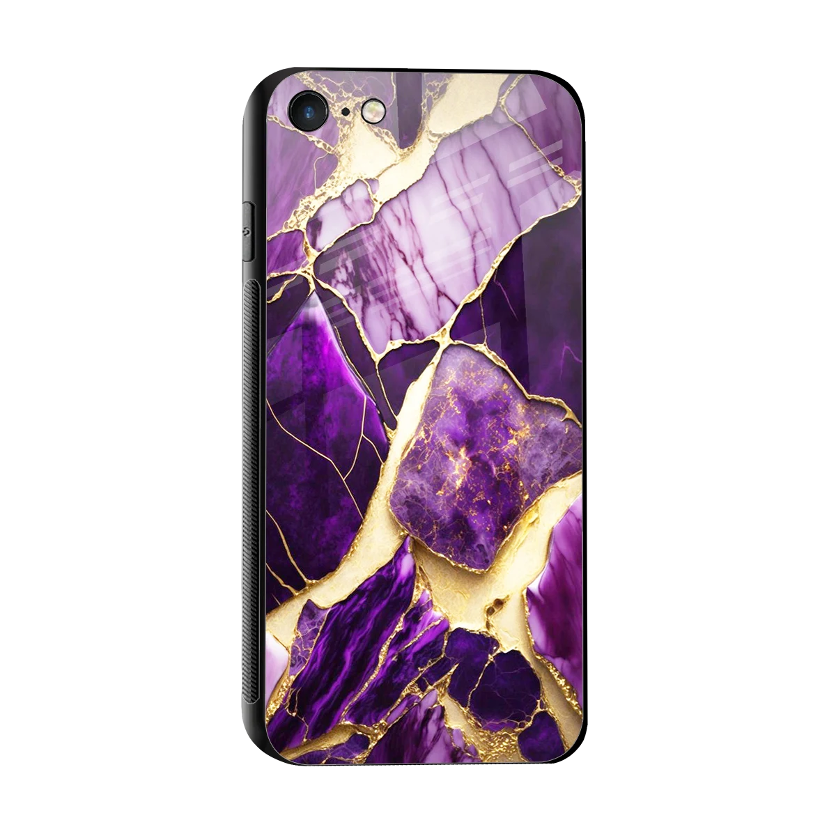 Regal Quartz sleek iphone 7 cover with tempered glass back and TPU edges