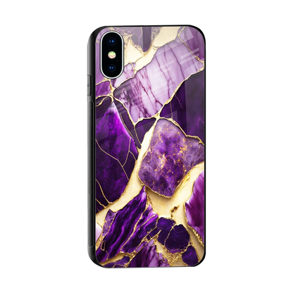 Regal Quartz sleek iphone xs cover with tempered glass back and TPU edges