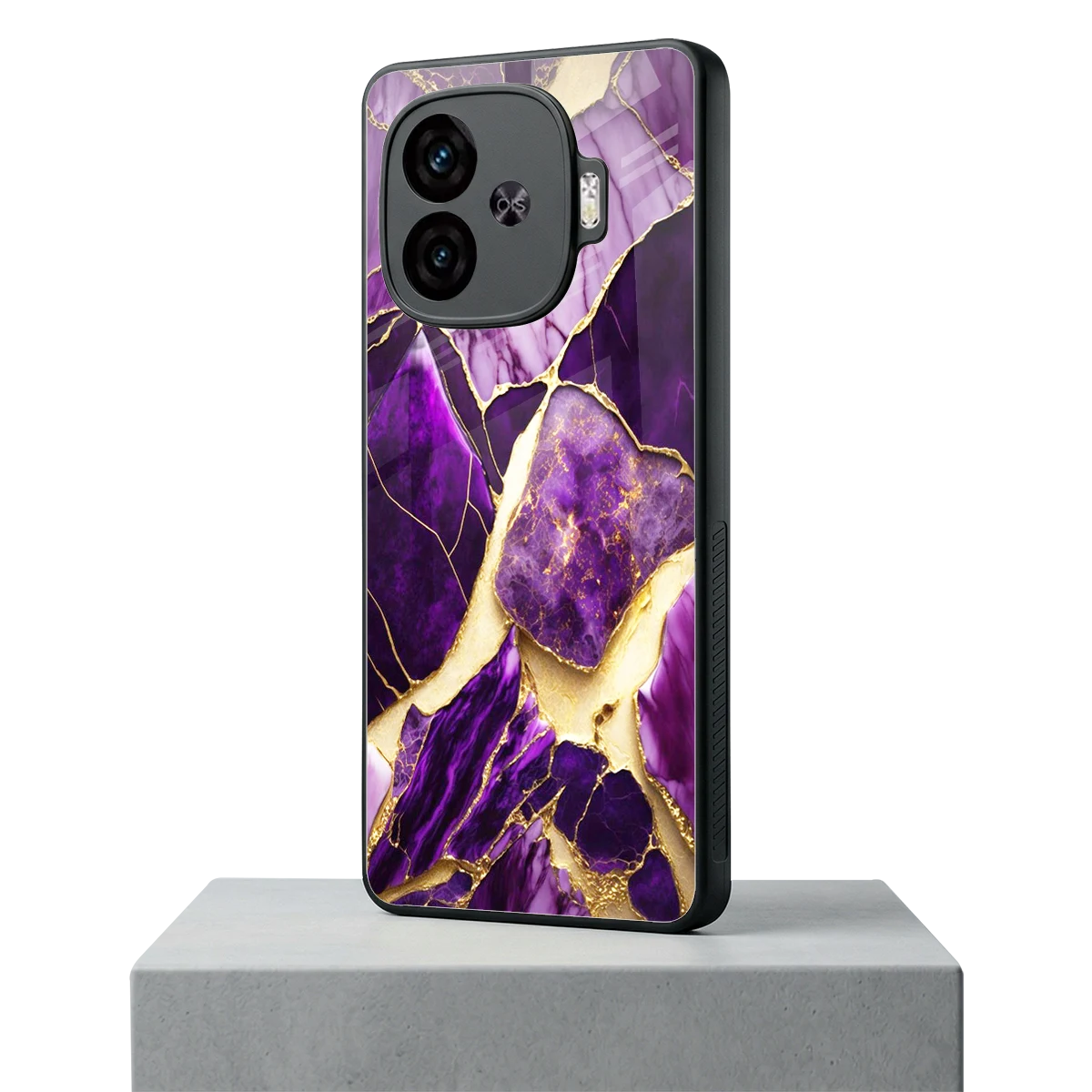 Regal Quartz iqoo neo 10r 5g mobile cover | shockproof glass phone case