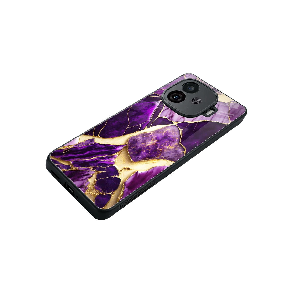 Regal Quartz stylish phone case for iqoo neo 10r 5g | glossy glass and slim fit