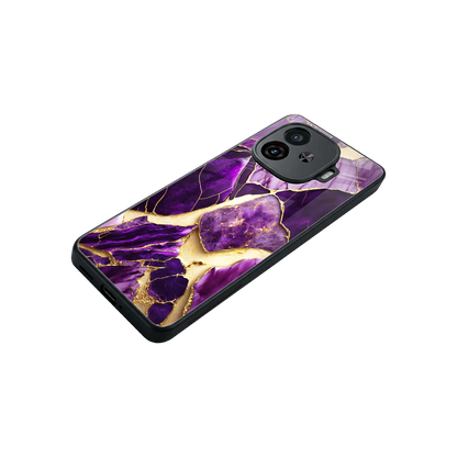 Regal Quartz stylish phone case for iqoo neo 10r 5g | glossy glass and slim fit