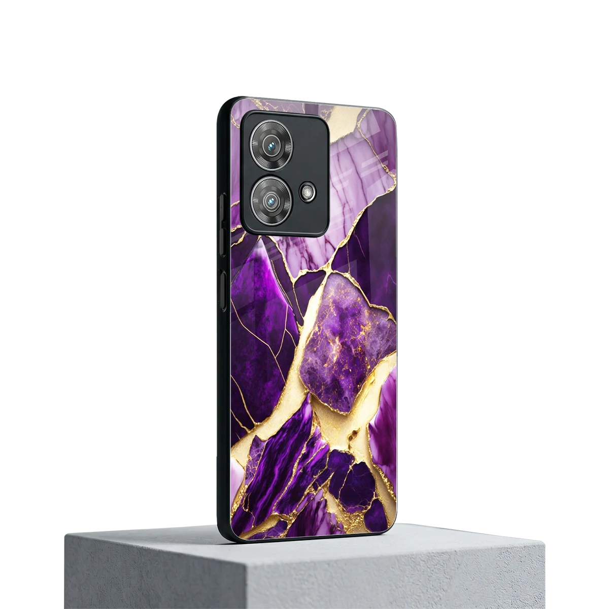 Regal Quartz motorola edge 40 neo 5g mobile cover | shockproof glass phone case