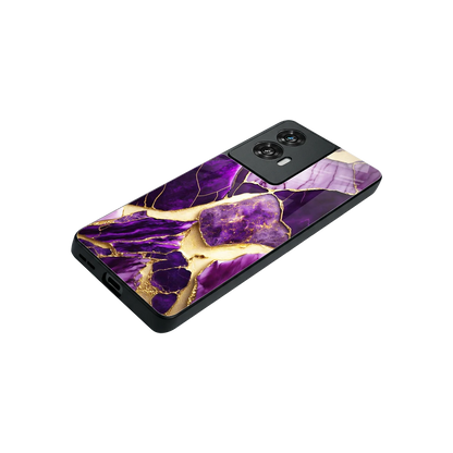Regal Quartz stylish phone case for motorola edge 50 fusion | glossy glass and slim fit
