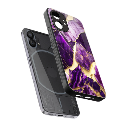 Regal Quartz sleek nothing phone 1 cover with tempered glass back and TPU edges