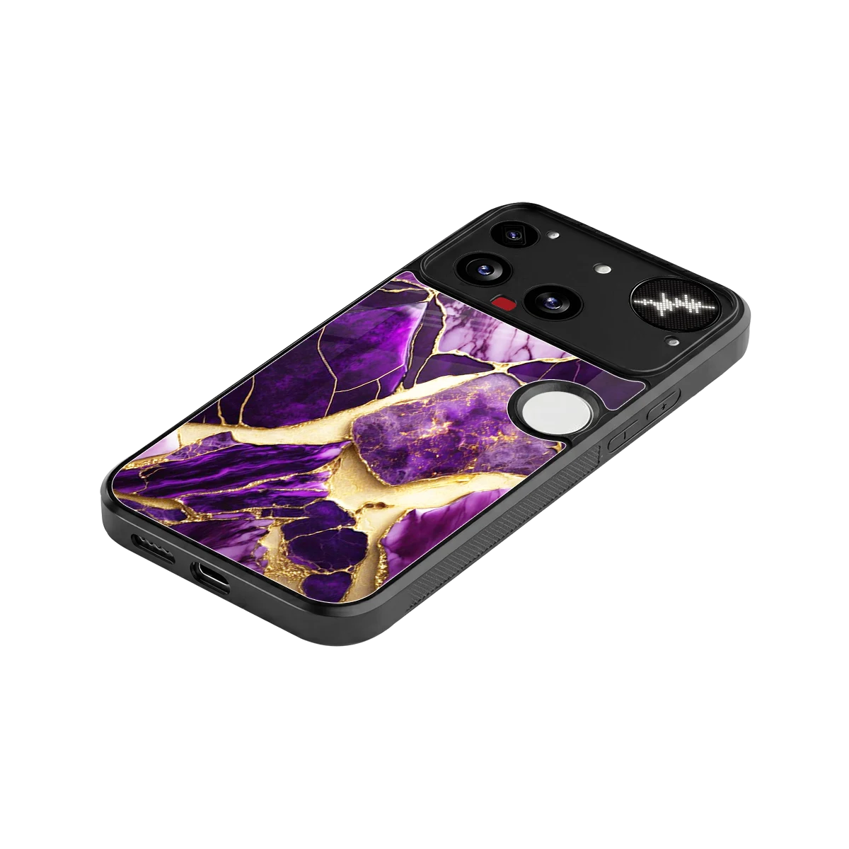 Regal Quartz stylish phone case for nothing phone 3 | glossy glass and slim fit