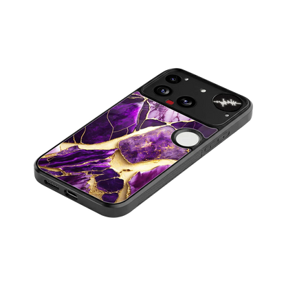 Regal Quartz stylish phone case for nothing phone 3 | glossy glass and slim fit