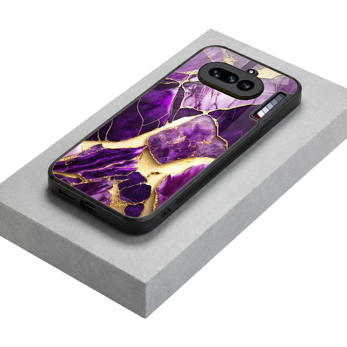Regal Quartz stylish phone case for nothing phone 4a | glossy glass and slim fit