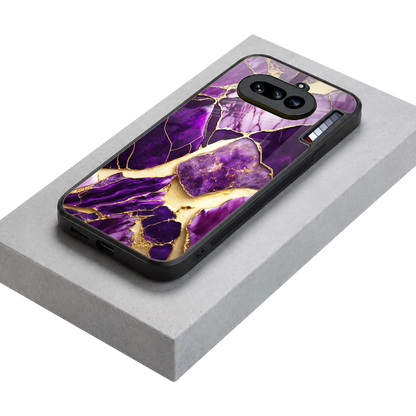 Regal Quartz stylish phone case for nothing phone 4a | glossy glass and slim fit