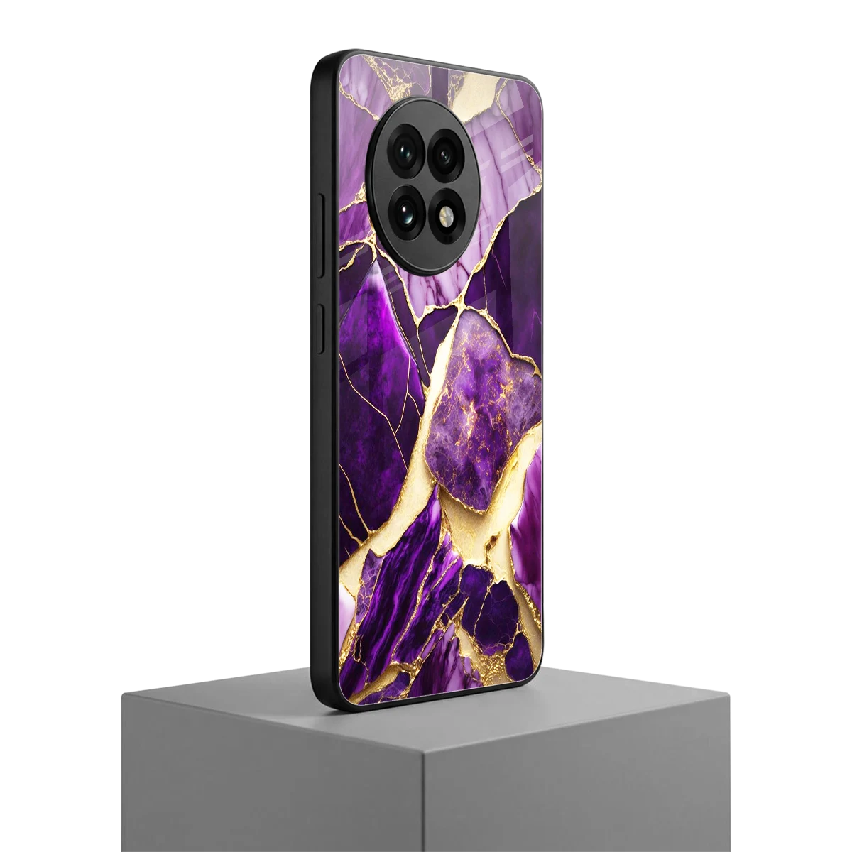 Regal Quartz oneplus 13r mobile cover | shockproof glass phone case