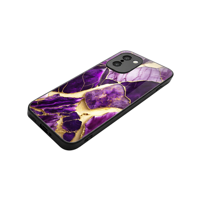Regal Quartz stylish phone case for oneplus 15r | glossy glass and slim fit