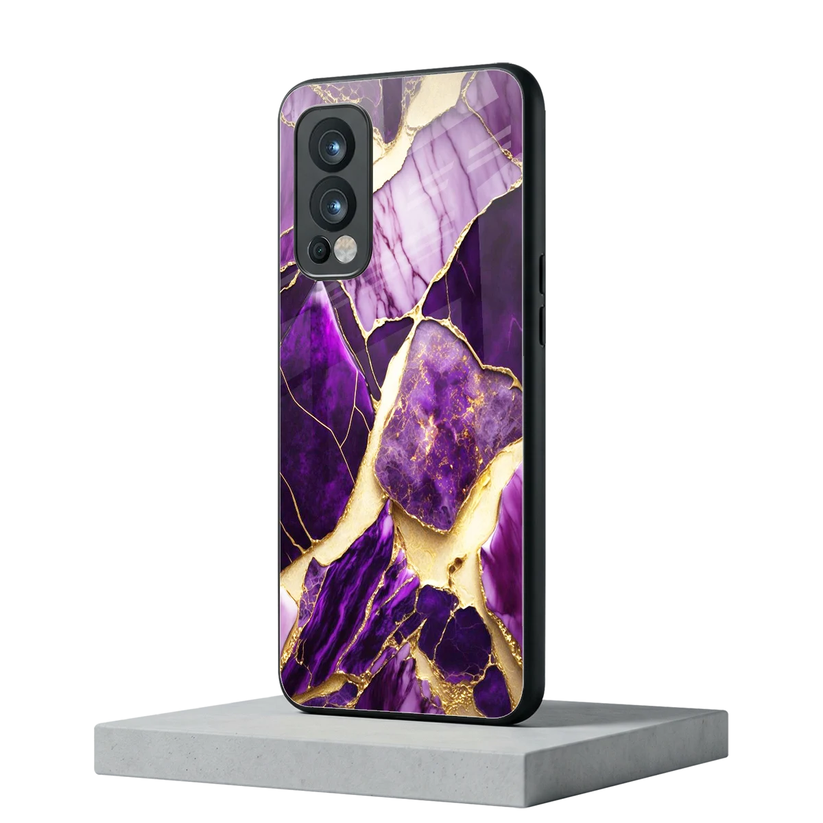 Regal Quartz oneplus nord 2 mobile cover | shockproof glass phone case