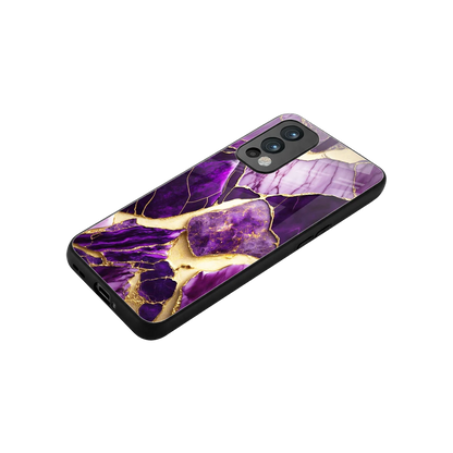 Regal Quartz stylish phone case for oneplus nord 2 | glossy glass and slim fit