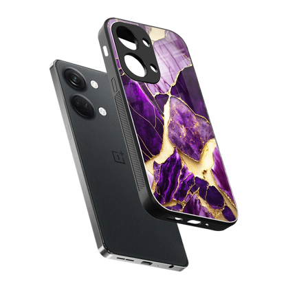 Regal Quartz sleek oneplus nord 3 cover with tempered glass back and TPU edges