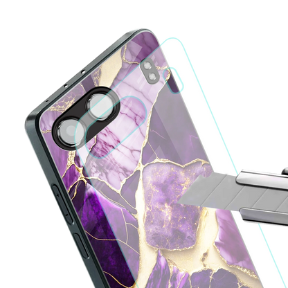 Regal Quartz stylish phone case for oneplus nord 4 | glossy glass and slim fit