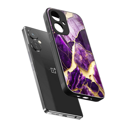 Regal Quartz sleek oneplus nord ce 3 cover with tempered glass back and TPU edges