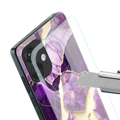 Regal Quartz stylish phone case for oneplus nord ce 3 | glossy glass and slim fit