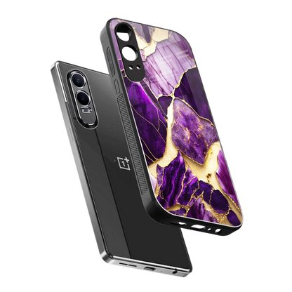 Regal Quartz sleek oneplus nord ce 4 lite cover with tempered glass back and TPU edges