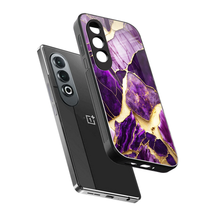 Regal Quartz sleek oneplus nord ce 4 cover with tempered glass back and TPU edges