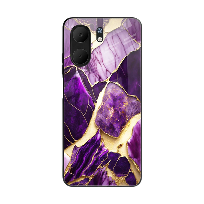 Regal Quartz back phone cover | glass case for oppo a5x 5g