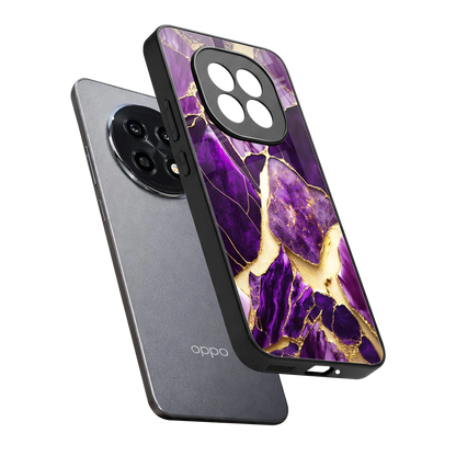 Regal Quartz sleek oppo f29 pro 5g cover with tempered glass back and TPU edges