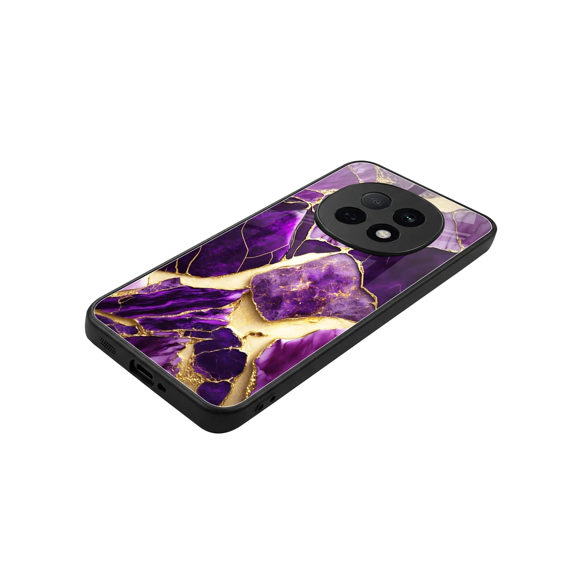 Regal Quartz stylish phone case for oppo f29 pro 5g | glossy glass and slim fit