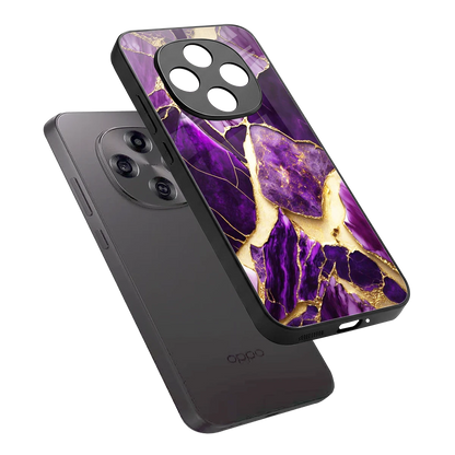 Regal Quartz sleek oppo f31 pro 5g cover with tempered glass back and TPU edges