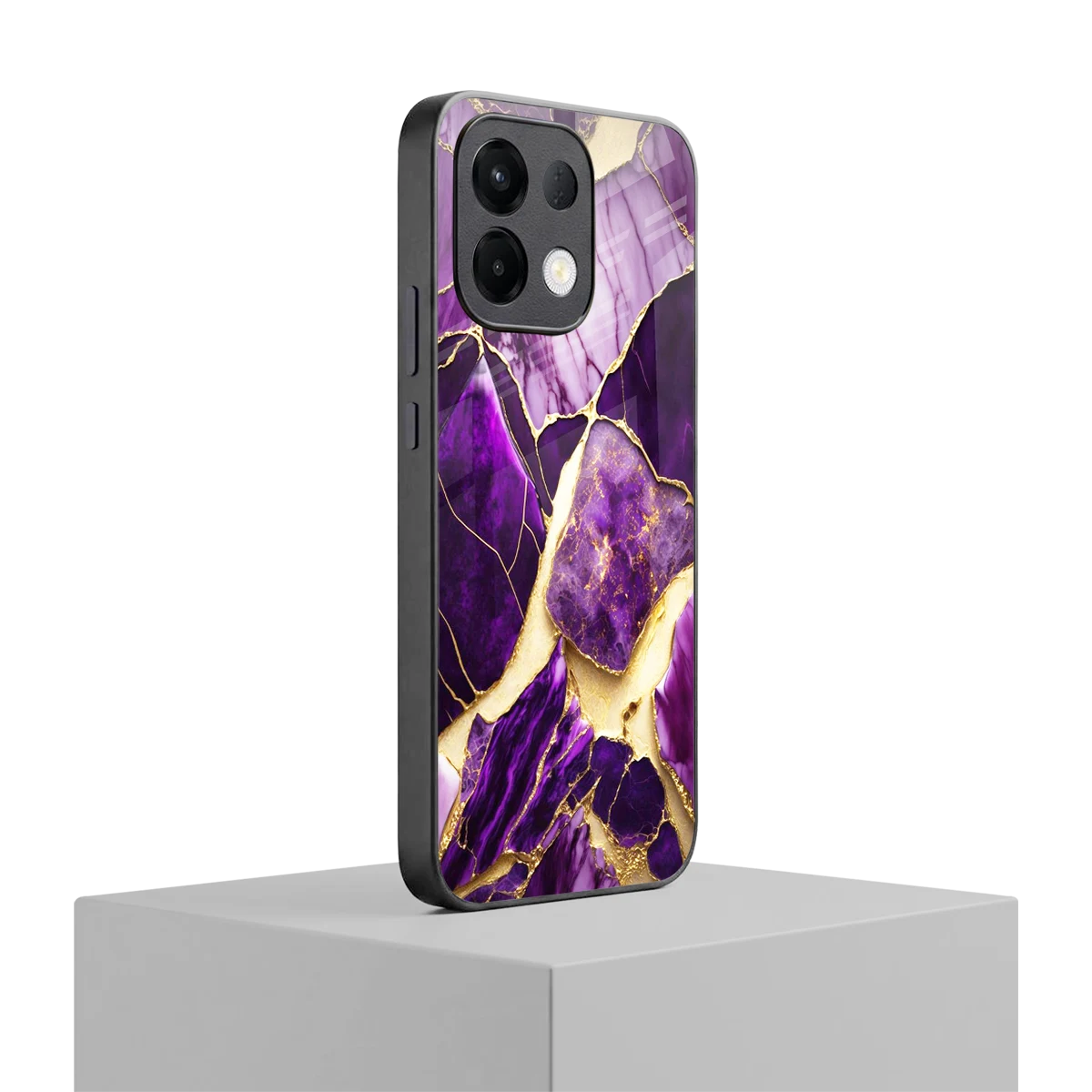 Regal Quartz oppo k13 5g mobile cover | shockproof glass phone case